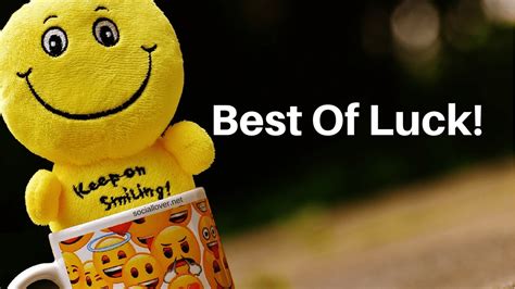 best of luck